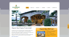 Desktop Screenshot of magnumopusproperty.com